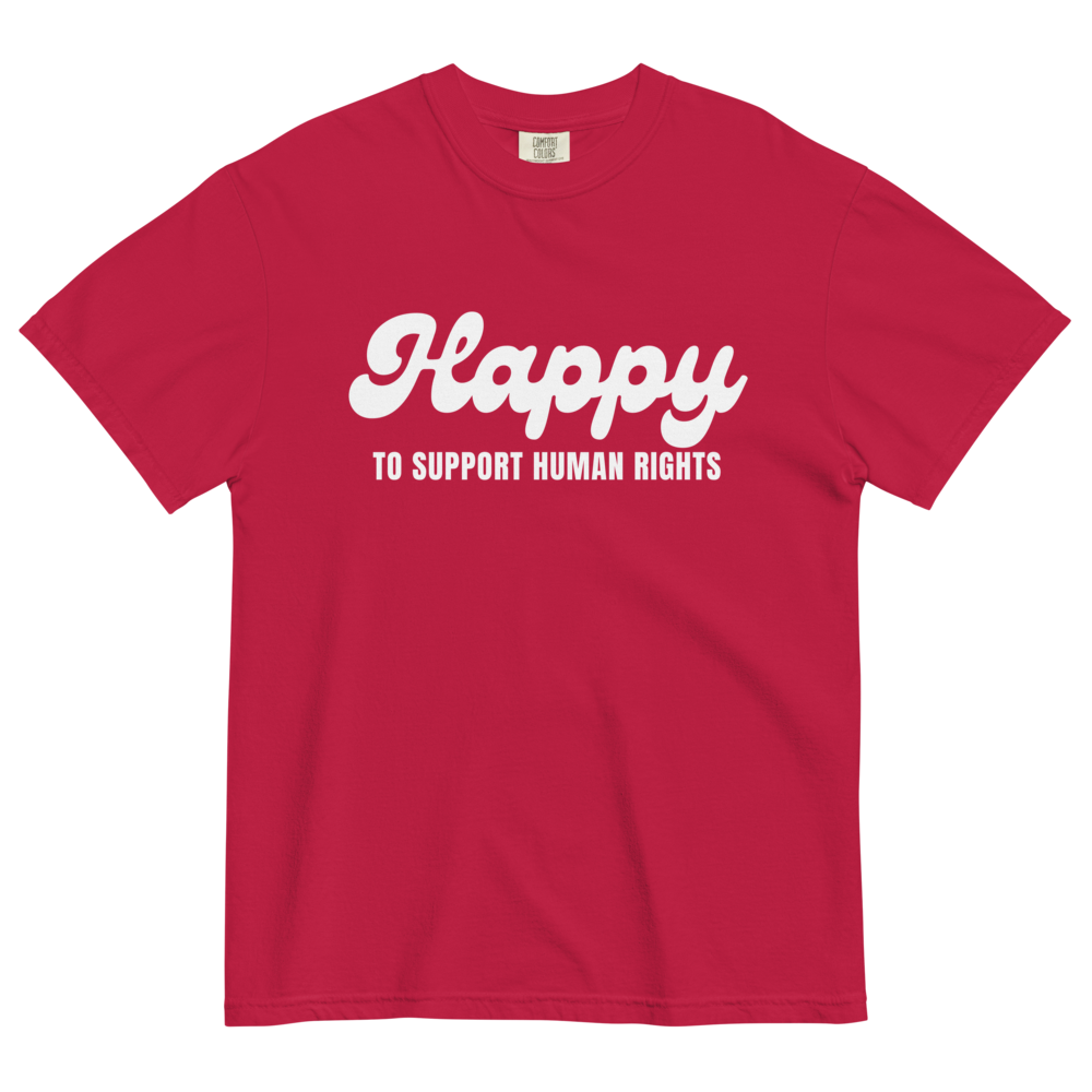 Happy to Support Human Rights
